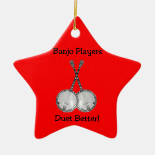 Ornamento del dúo banjo
