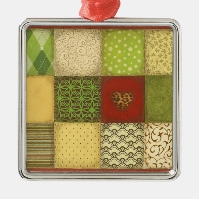 Ornamento del edredón del navidad (Frente)