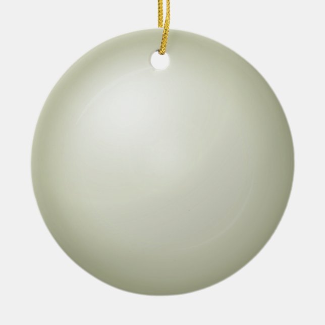 Ornamento del efecto de la esfera 3d de crema (Frente)