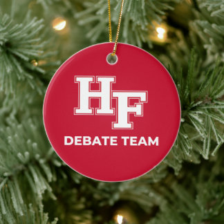 Ornamento del equipo de debate Homewood-Flossmoor