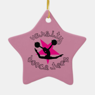 Ornamento del equipo de la danza de Pom del equipo