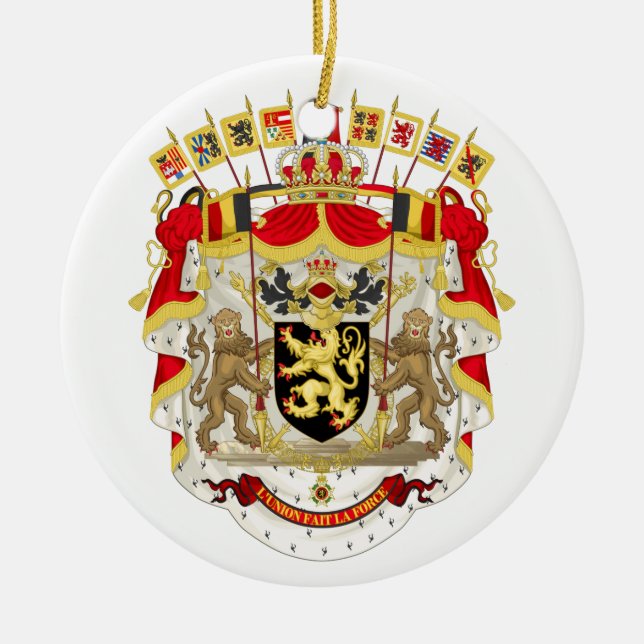 Ornamento del Escudo de Armas de Bélgica (Frente)