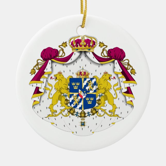 Ornamento del escudo de armas de Suecia (Frente)