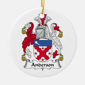 Ornamento del escudo de la familia de Anderson