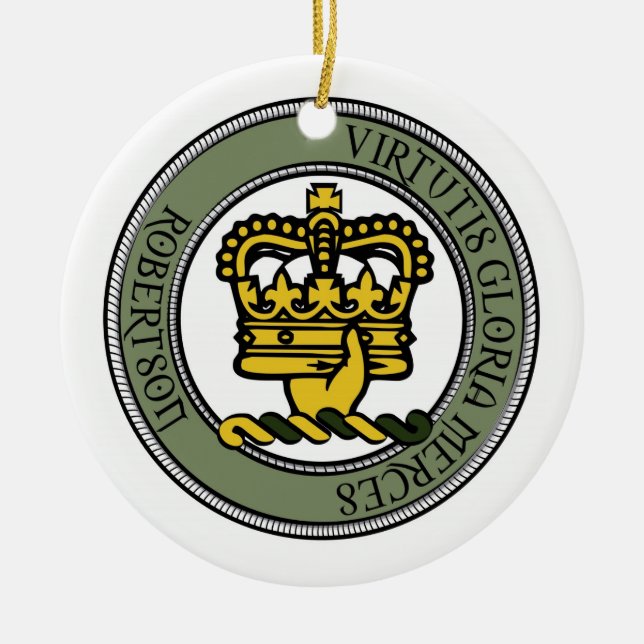 Ornamento del escudo de Robertson (Frente)