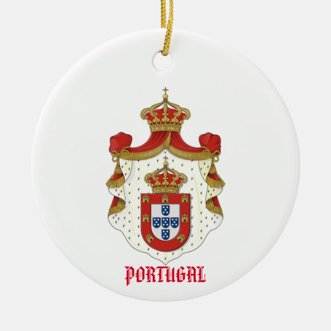 Ornamento del Escudo Real de Armas de Portugal (Frente)