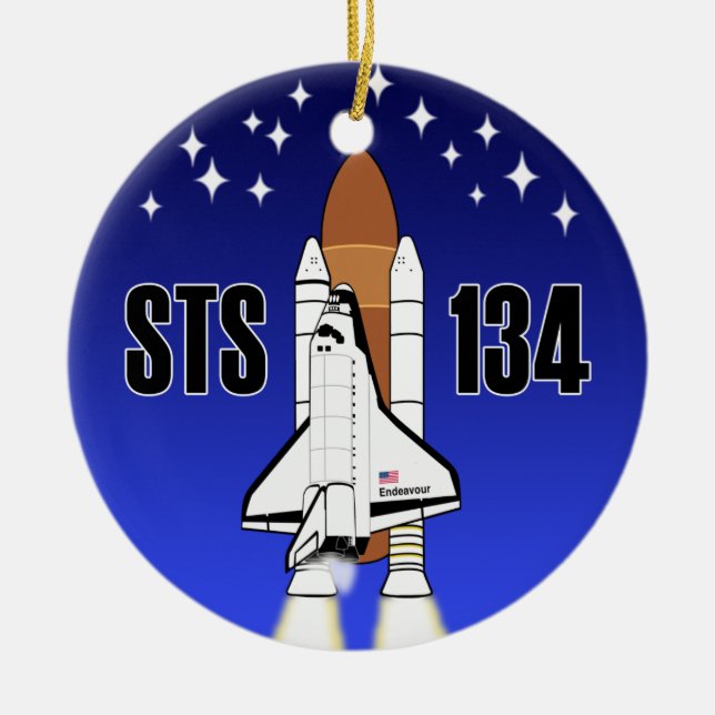 Ornamento del esfuerzo STS-134 (Frente)