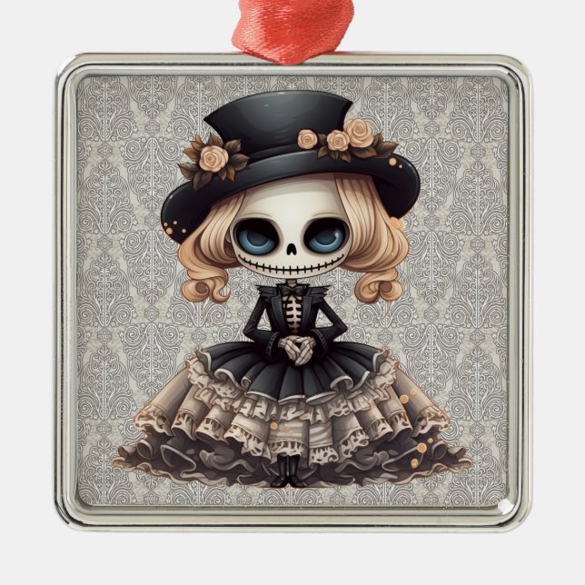 Ornamento del esqueleto de Steampunk (Frente)