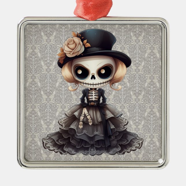Ornamento del esqueleto de Steampunk (Frente)
