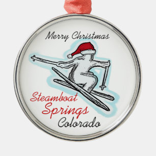 Ornamento del esquiador de Steamboat Springs