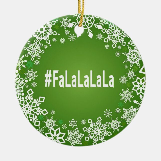 Ornamento del #FaLaLaLaLa (Frente)