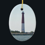 Ornamento del faro de Barnegat (Barney viejo) LBI<br><div class="desc">Faro de Barnegat,  isla de Long Beach,  New Jersey</div>