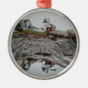 Ornamento del faro del punto de Pemaquid