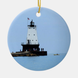 Ornamento del faro municipal de Ludington
