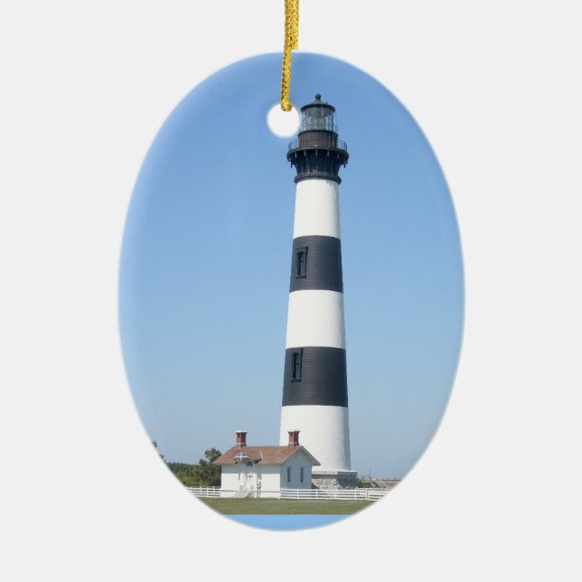 Ornamento del faro OBX NC de Bodie (Frente)