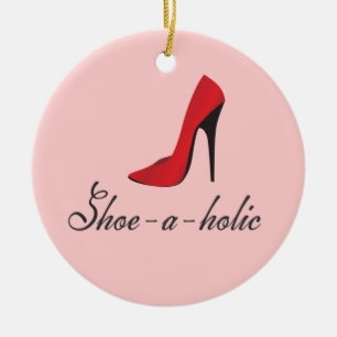 Ornamento del fashionista del Zapato-uno-holic