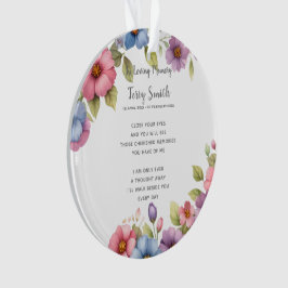 Ornamento del funeral/recuerdo conmemorativo