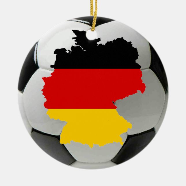 Ornamento del fútbol de Alemania (Frente)