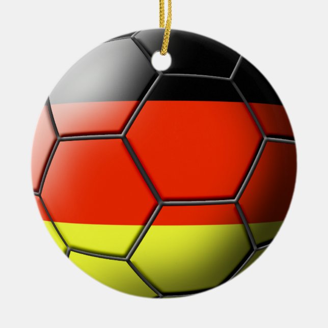 Ornamento del fútbol de Alemania (Frente)