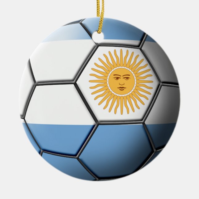 Ornamento del fútbol de la Argentina (Frente)