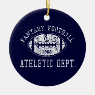 Ornamento del fútbol de la fantasía