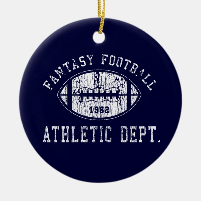 Ornamento del fútbol de la fantasía (Frente)