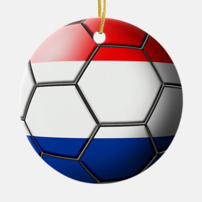Ornamento del fútbol de Netherland (Frente)