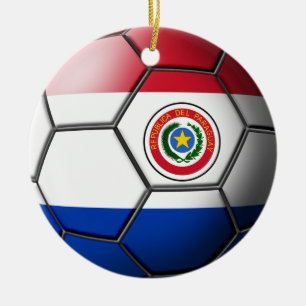 Ornamento del fútbol de Paraguay