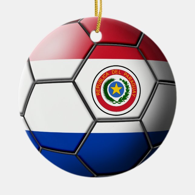 Ornamento del fútbol de Paraguay (Frente)