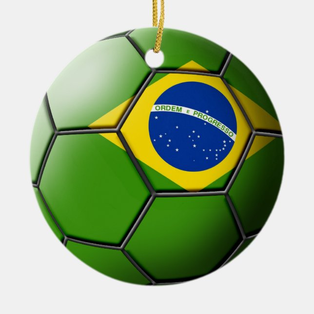 Ornamento del fútbol del Brasil (Frente)