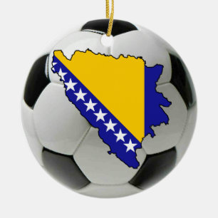 Ornamento del fútbol del fútbol de Bosnia y
