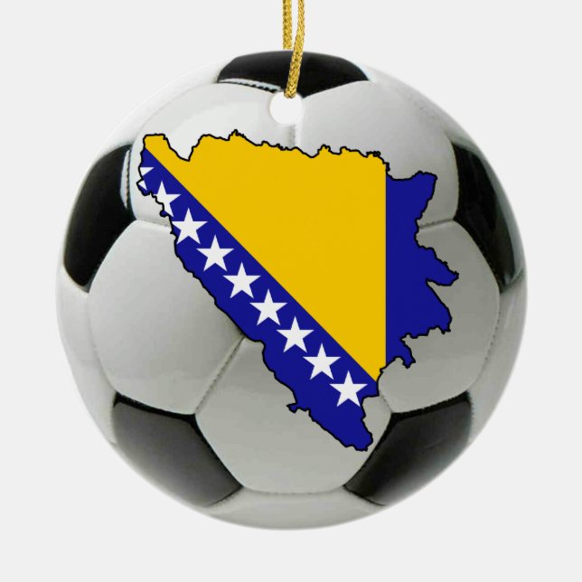 Ornamento del fútbol del fútbol de Bosnia y (Frente)