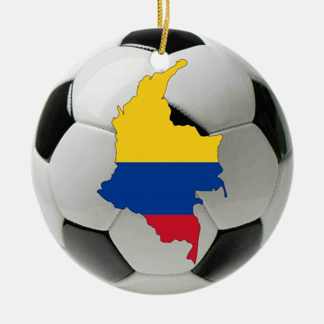 Ornamento del fútbol del fútbol de Colombia (Frente)