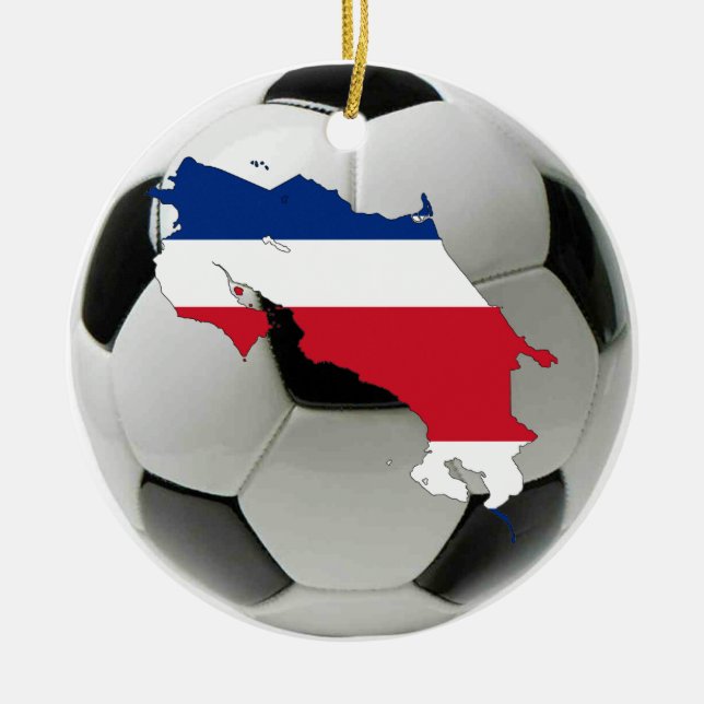 Ornamento del fútbol del fútbol de Costa Rica (Frente)