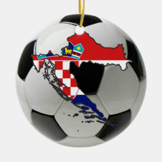 Ornamento del fútbol del fútbol de Croacia