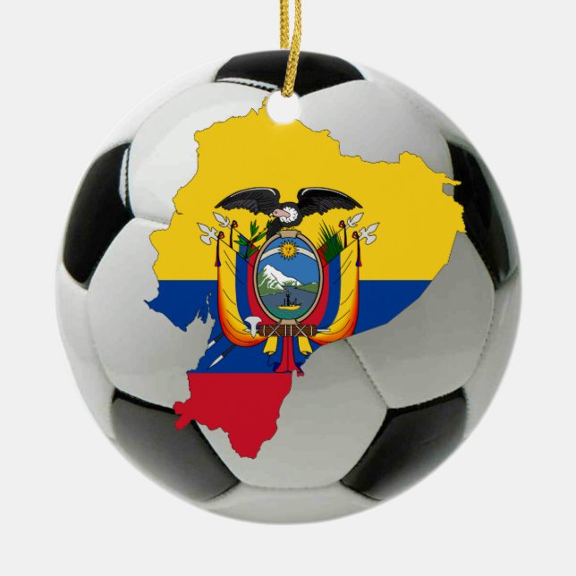 Ornamento del fútbol del fútbol de Ecuador (Frente)