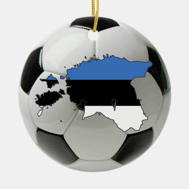 Ornamento del fútbol del fútbol de Estonia (Frente)