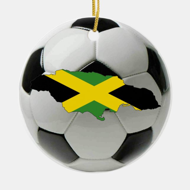 Ornamento del fútbol del fútbol de Jamaica (Frente)