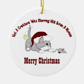 Ornamento del gatito #3 del navidad