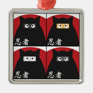 Ornamento del gatito de Ninja