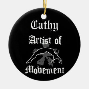 Ornamento del gimnasta de Customizeable que cae