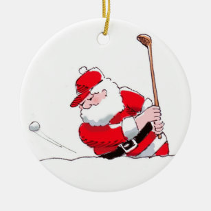 Ornamento del golf de Santa