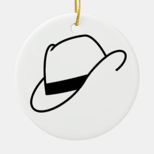 Ornamento del gorra de Fedora