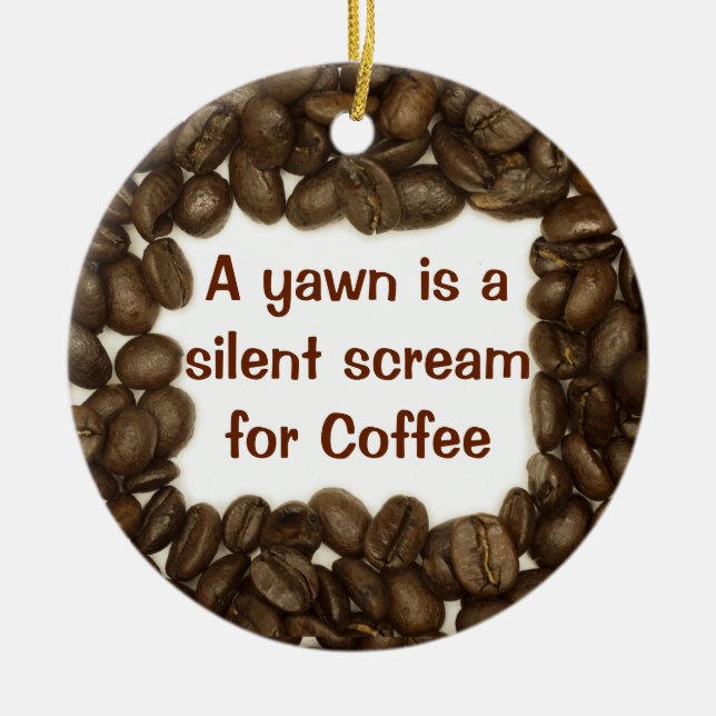 Ornamento del grano de café (Frente)