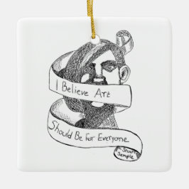 Ornamento del héroe del artista