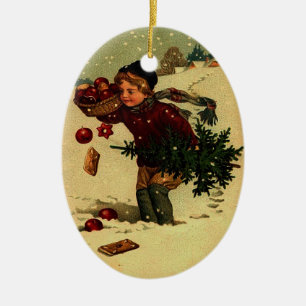Ornamento del Ilustracion de Navidades antiguos