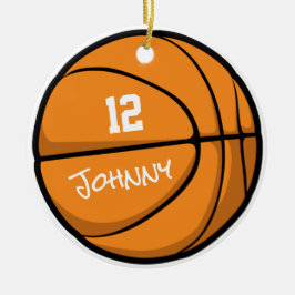 Ornamento del jugador personalizado BASKETBALL