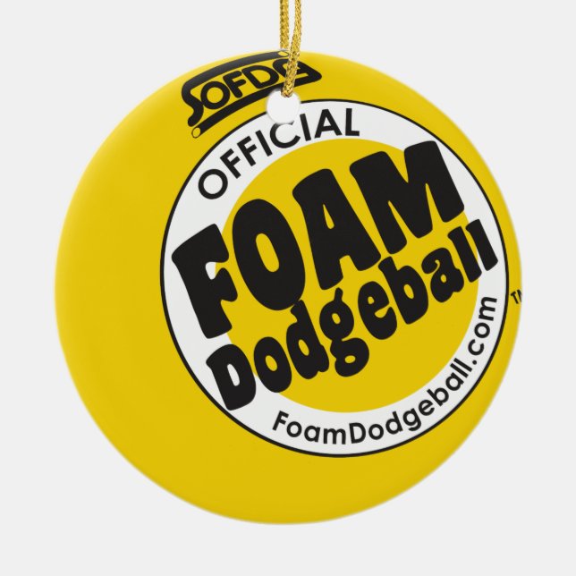 Ornamento del logotipo de Dodgeball (Frente)