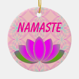 Ornamento del loto de Namaste