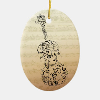 Ornamento del manuscrito de Bach del garrapatos